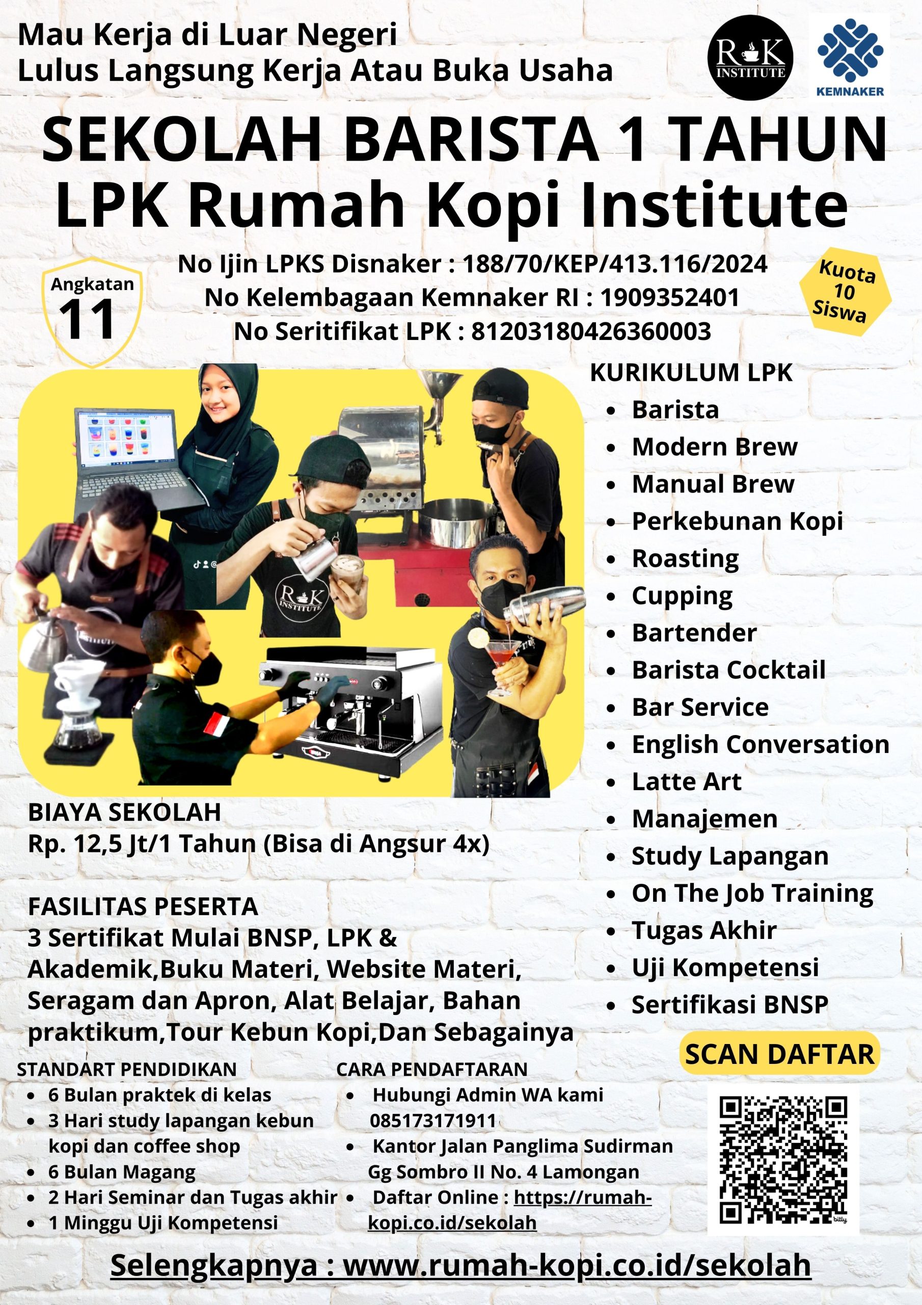 Sekolah Barista 1 Tahun - Gambar 2