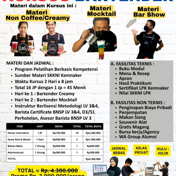 Kursus Bartender