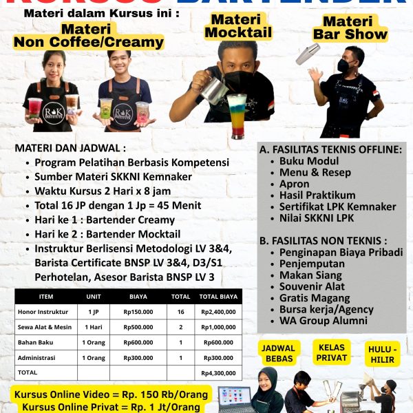 Kursus Bartender