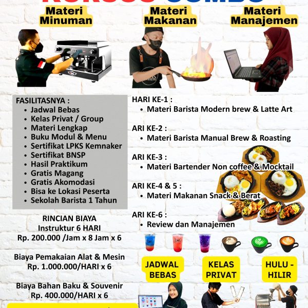 Kursus Combo Makanan dan Minuman