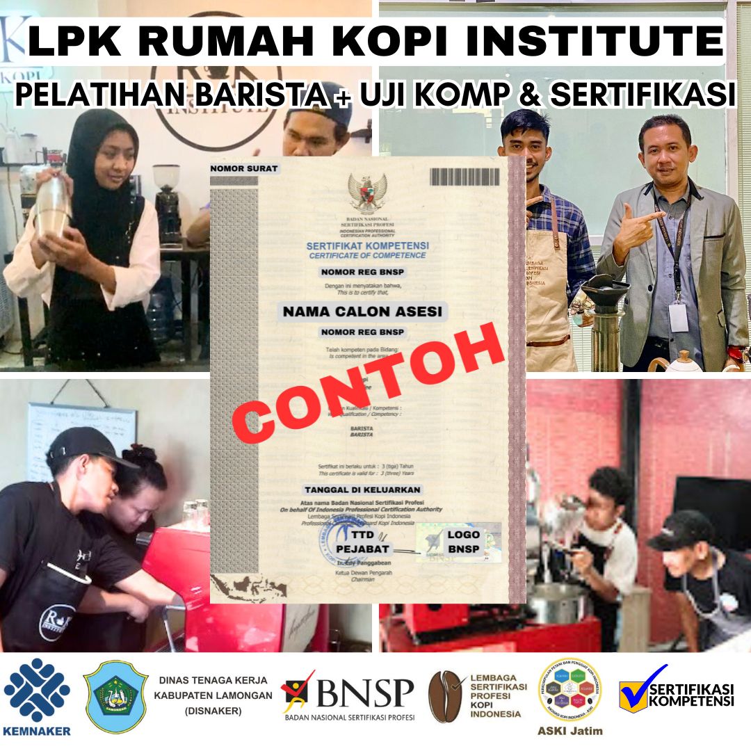 Kursus Barista Plus Sertifikasi BNSP - Gambar 7