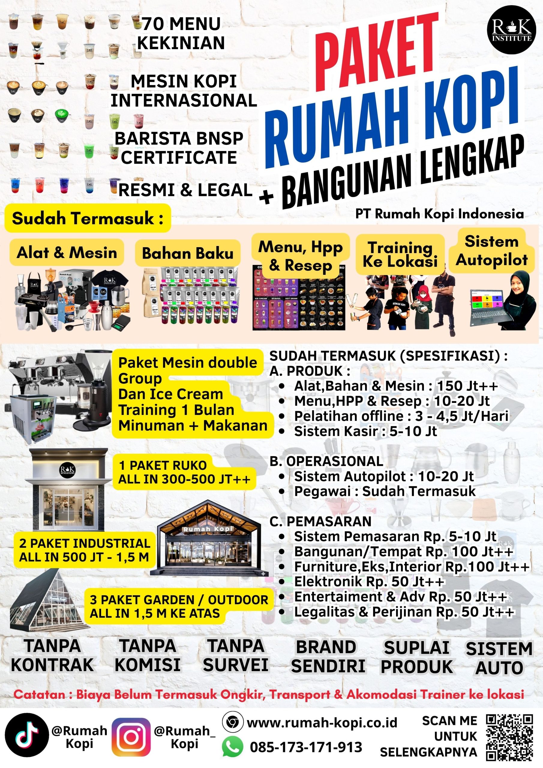 Paket Bangunan Kemitraan Rumah Kopi