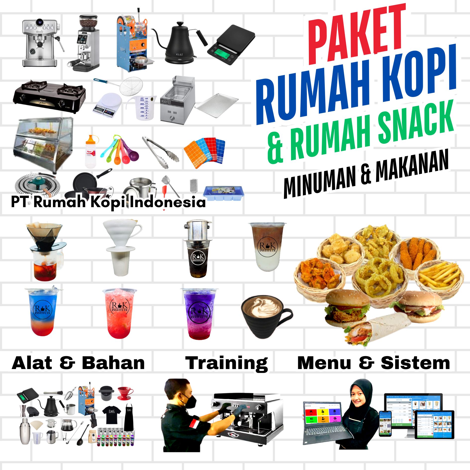 Paket Rumah Kopi dan Rumah Snack