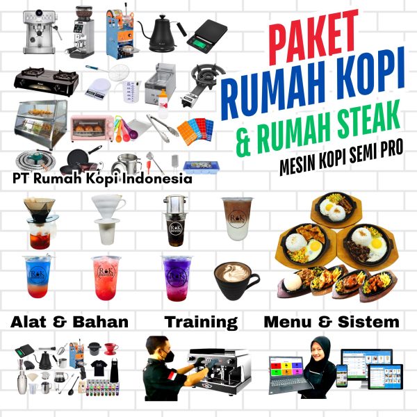 Paket Rumah Kopi dan Rumah Steak Mesin Kopi pro
