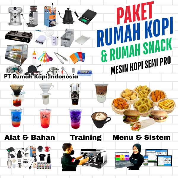 Paket Rumah Kopi dan Rumah Snack