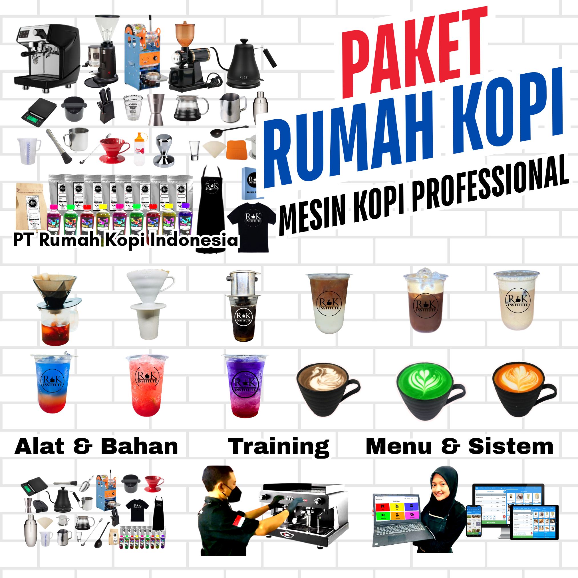 Paket Rumah Kopi dengan Mesin Kopi Pro