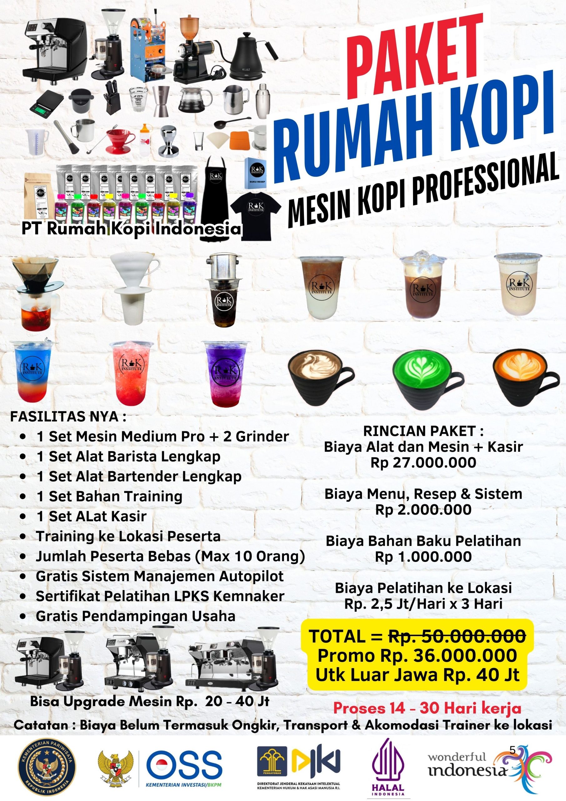 Paket Rumah Kopi dengan Mesin Kopi Pro - Gambar 3