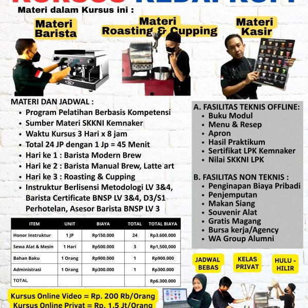 Kursus Kedai Kopi
